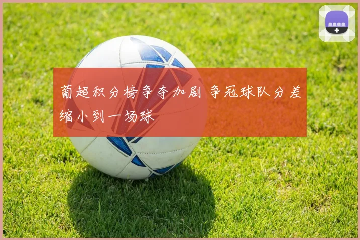 葡超积分榜争夺加剧 争冠球队分差缩小到一场球